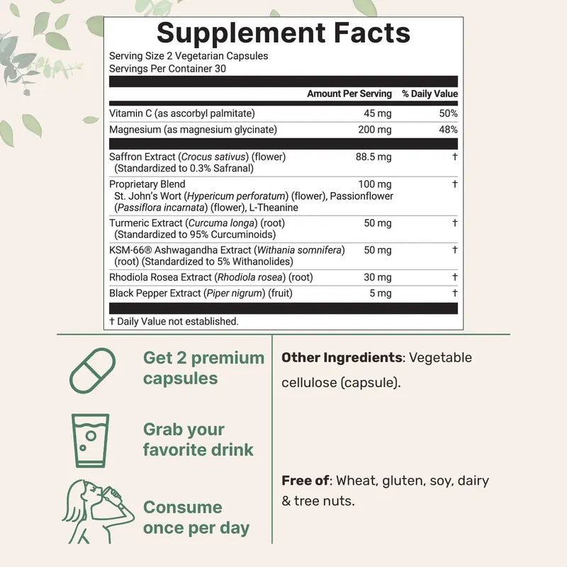 Micro Nutrients Saffron+ Advanced Supplements