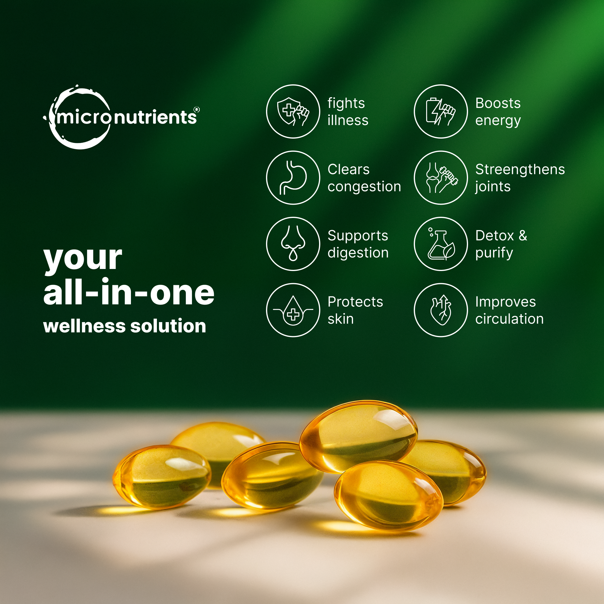 Micro Nutrients™ Oil of Oregano with Black seed Oil Soft Gels