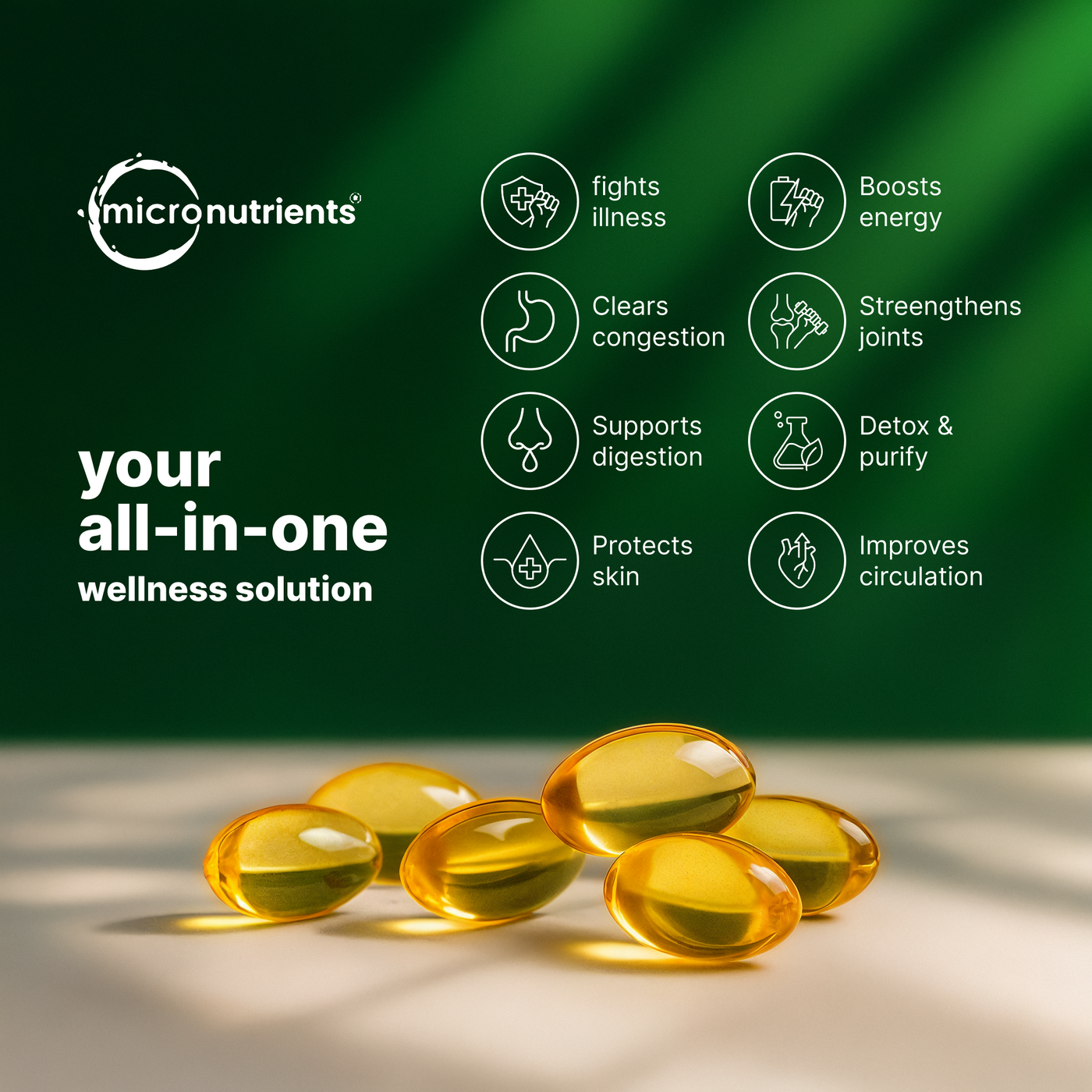Micro Nutrients™ Oil of Oregano with Black seed Oil Soft Gels