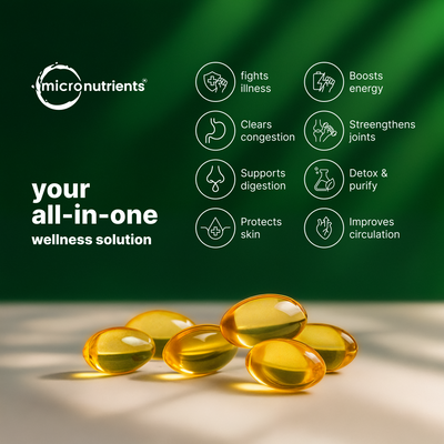 Micro Nutrients™ Oil of Oregano with Black seed Oil Soft Gels
