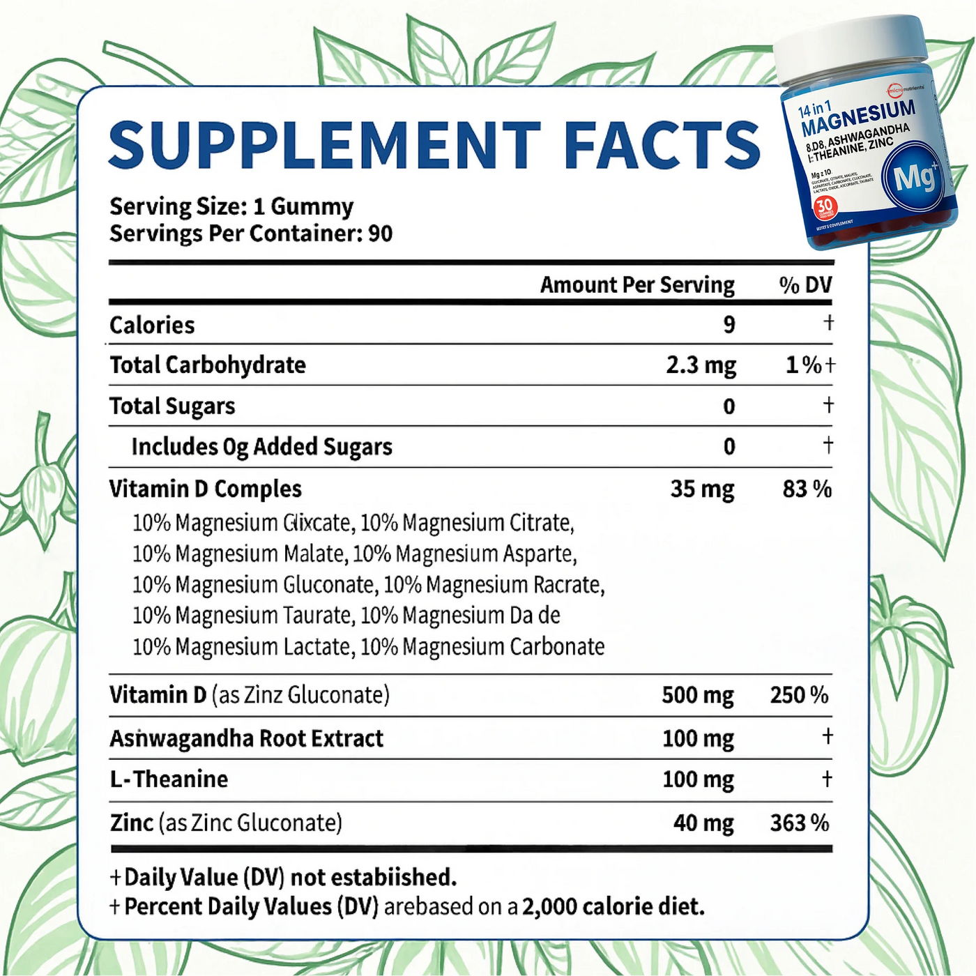 14-In-1 Magnesium Gummies